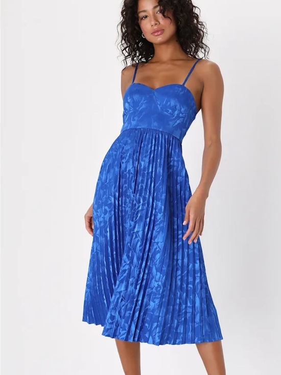 Lulus Dresses & Skirts - Lulu's Cobalt Blue Strappy Dress